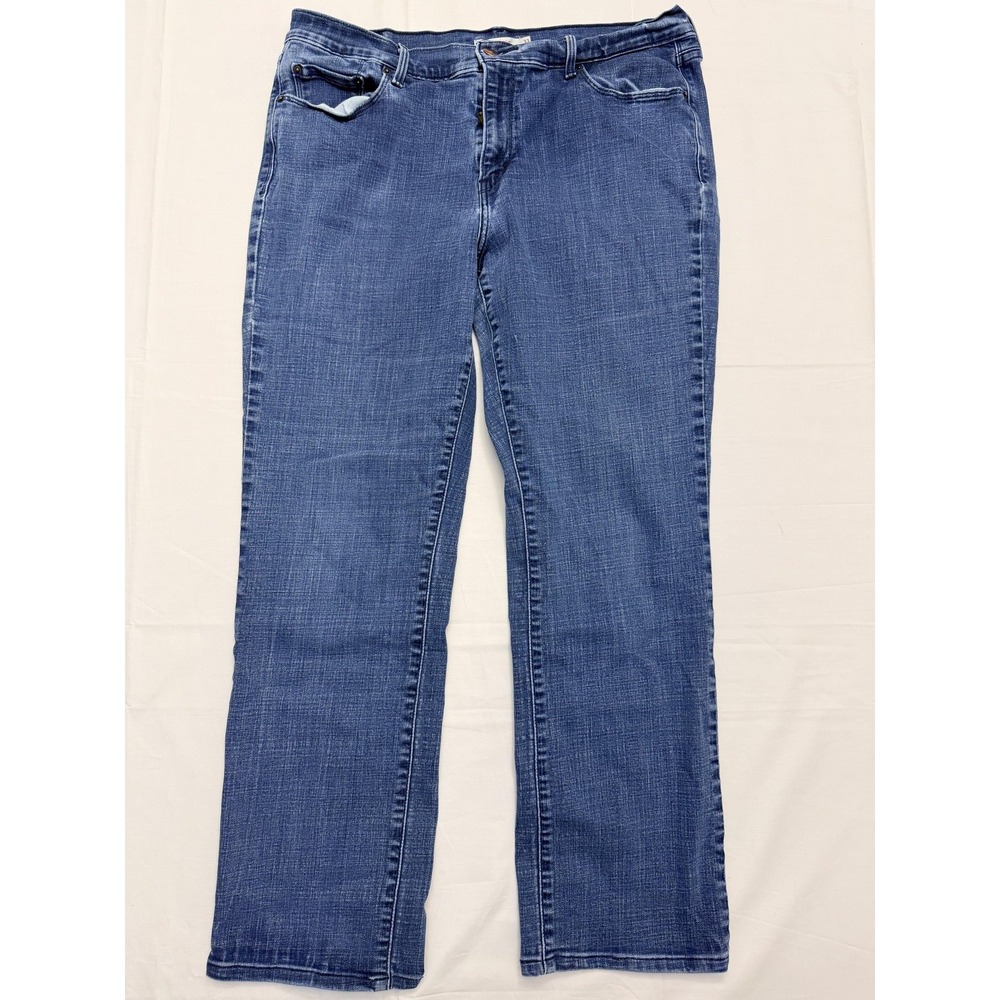 Levis 505 Jeans Mens 33x32 Blue Medium Wash Regular Straight‎ Leg Denim Pants